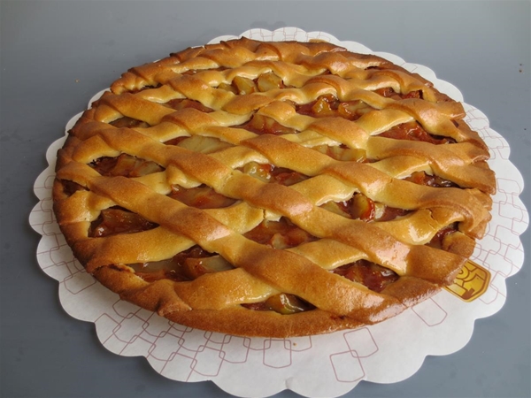 Appel vla zonder groot