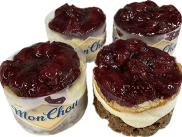 Kersen Monchou gebakje