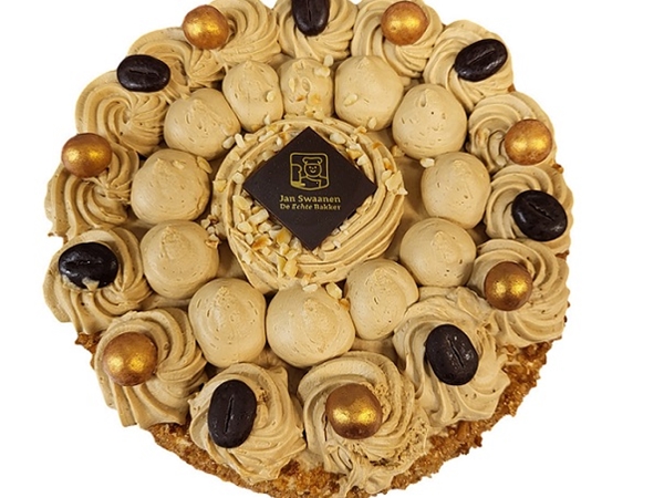 Mokka creme progrestaart 6 pers.