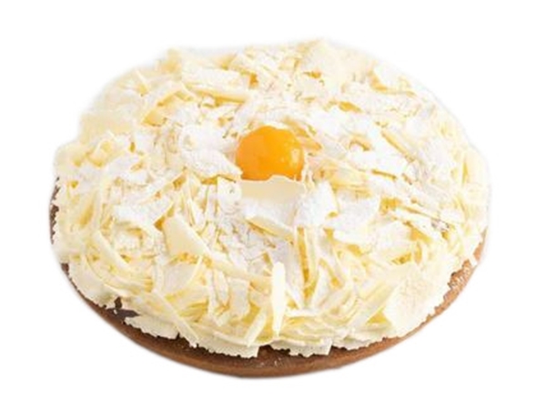 Abrikozenvla met groot